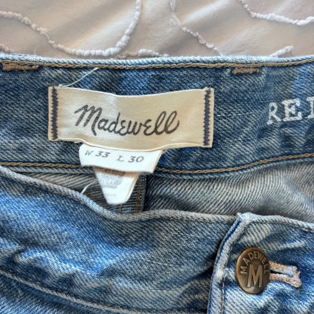 Madewell Relaxed Straight‎ Carpenter Pocket Utility Baggy Fit Jeans Size 33 30
